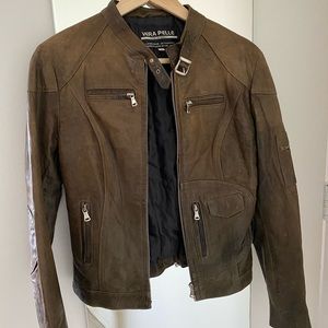 Real Leather Jacket Made in Italy